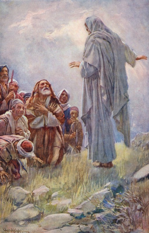 Újszövetség: "(színes litográfia) alkotó: Harold Copping