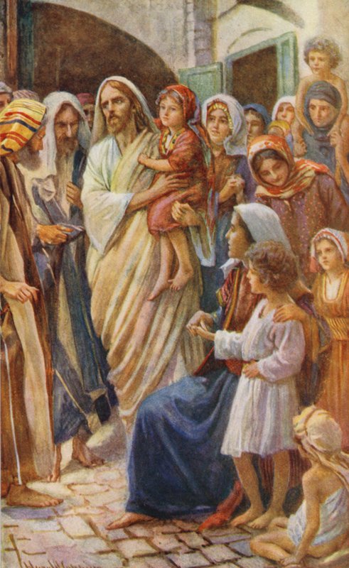 Újszövetség: (színes litográfia) alkotó: Harold Copping