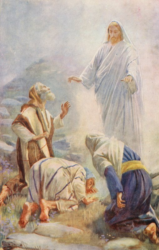 Újszövetség: (színes litó): "Ez az én szeretett Fiam" (színes litó) alkotó: Harold Copping