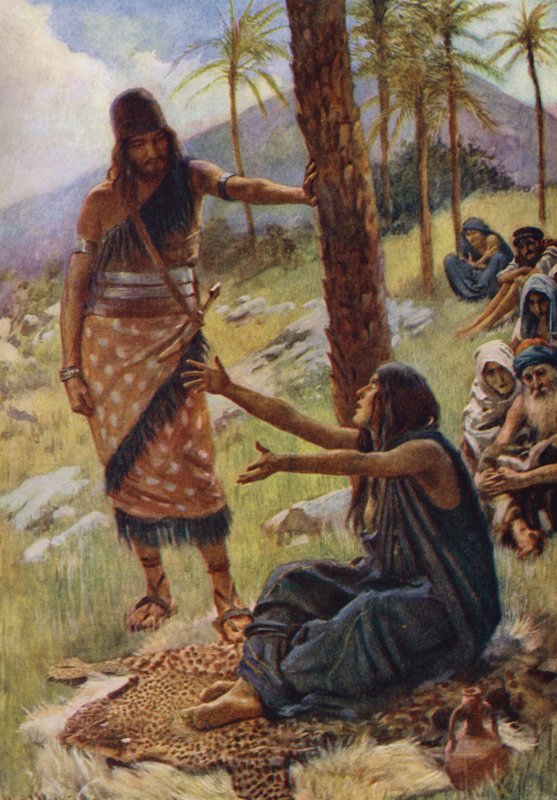 Ószövetség: Debóra és Barak (színes litográfia) alkotó: Harold Copping