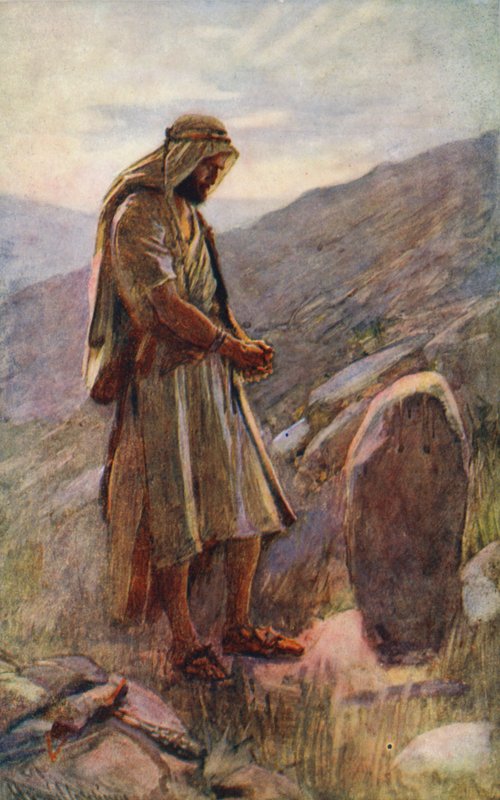 Ószövetség: (színes litográfia) alkotó: Harold Copping