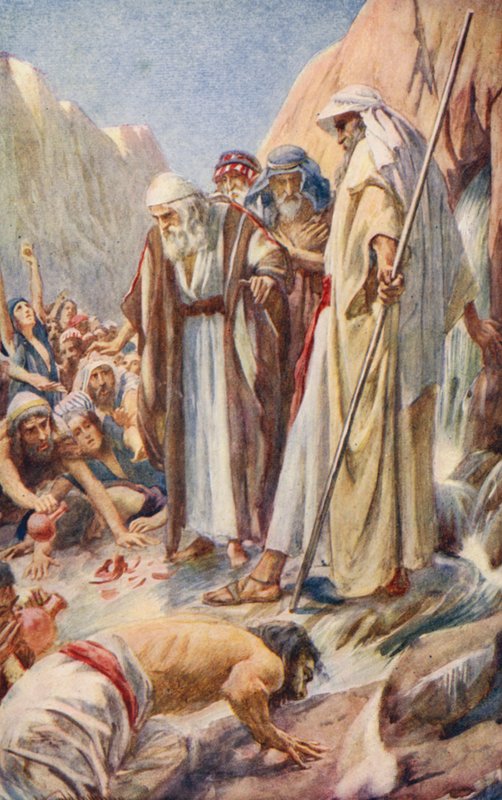 Ószövetség: (színes litográfia) alkotó: Harold Copping