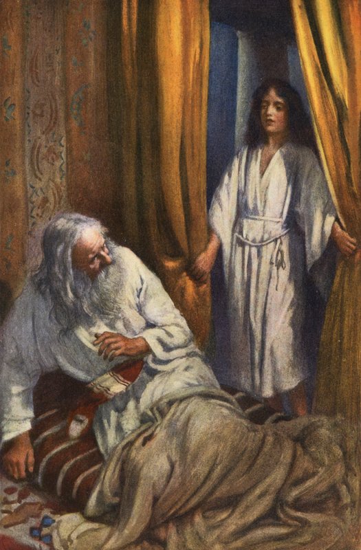 Sámuel és Eli (színes litográfia) alkotó: Harold Copping