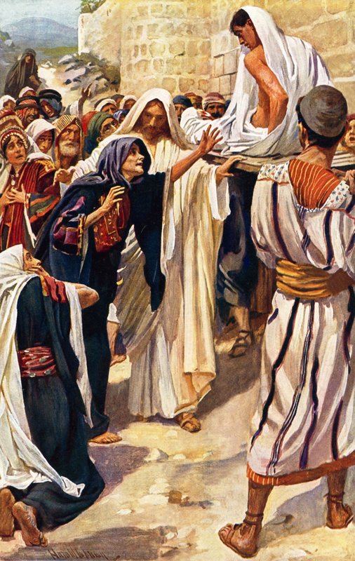 Nain özvegye alkotó: Harold Copping