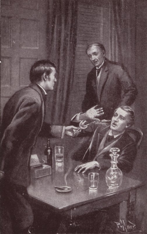 Illusztráció: Charles Dickens Edwin Drood rejtélyéhez (litho) alkotó: Harold Hume Piffard