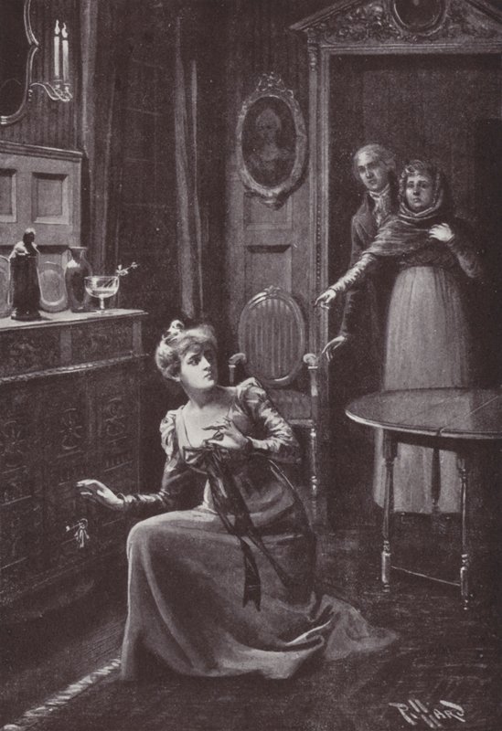 Illusztráció a Vanity Fairhez, William Makepeace Thackeray (litho) alkotó: Harold Hume Piffard