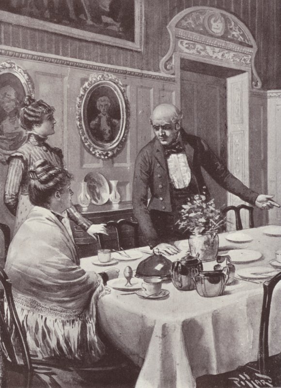 Illusztráció a Vanity Fairhez, William Makepeace Thackeray (litho) alkotó: Harold Hume Piffard
