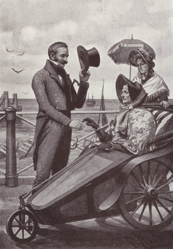 Illusztráció a Vanity Fairhez, William Makepeace Thackeray (litho) alkotó: Harold Hume Piffard