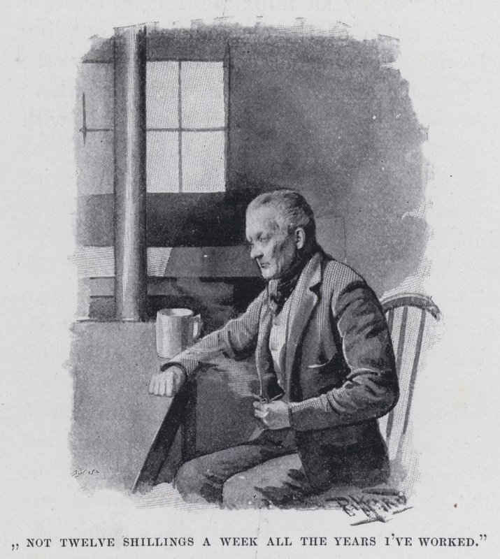 "Nem tizenkét shilling hetente az évek során, amíg dolgoztam" (f/w fotó) alkotó: Harold Hume Piffard