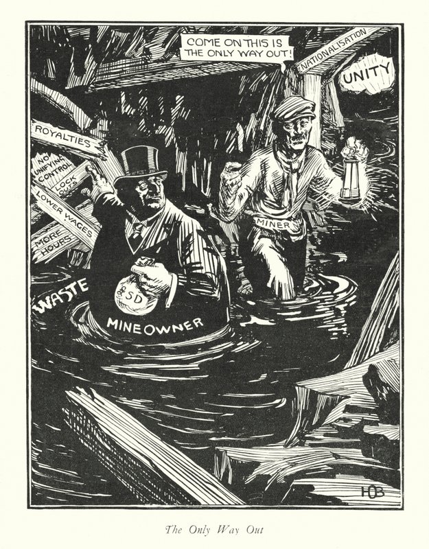 Az egyetlen kiút (litográfia) alkotó: Harold Outram Batho