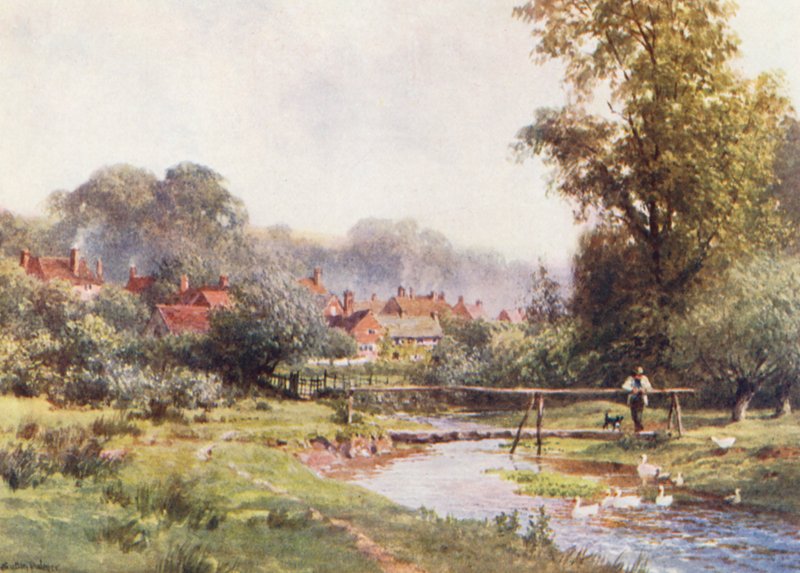 Abinger Hammer (színes litográfia) alkotó: Harold Sutton Palmer