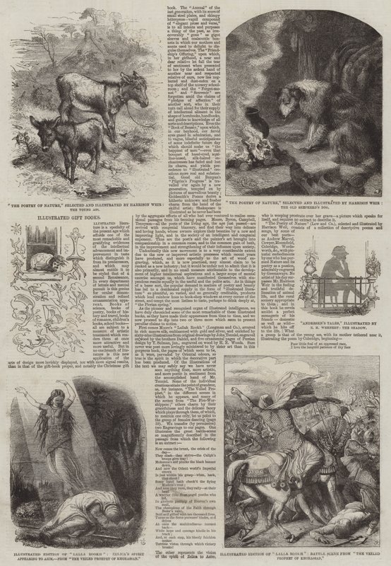 Illusztrált ajándékkönyvek alkotó: Harrison William Weir