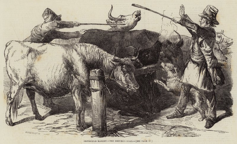 Smithfield Market, a Drover