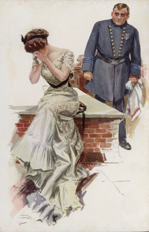 Illusztráció: Amikor egy férfi megházasodik, Mary Roberts Rinehart (színes litó) alkotó: Harrison Fisher