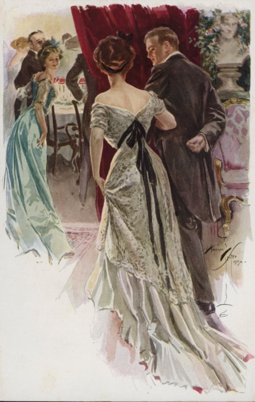 Illusztráció: Amikor egy férfi megházasodik, Mary Roberts Rinehart (színes litó) alkotó: Harrison Fisher