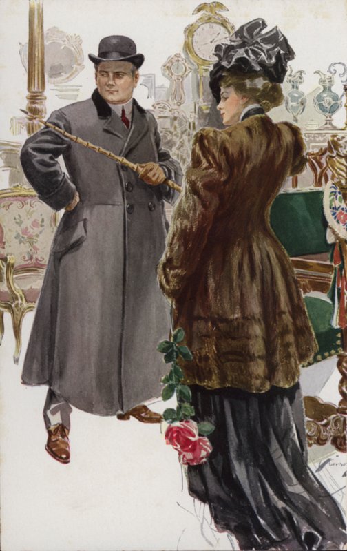 Illusztráció: Amikor egy férfi megházasodik, Mary Roberts Rinehart alkotó: Harrison Fisher