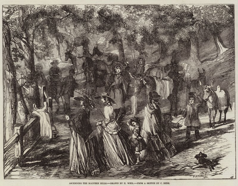 Feljutás a Malvern Hillsre alkotó: Harrison William Weir