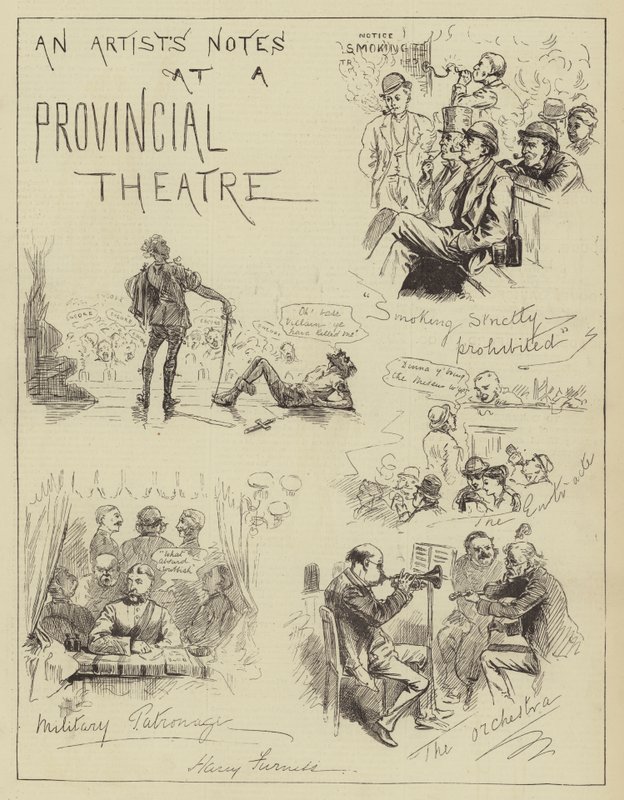 Egy művész feljegyzései egy tartományi színházban alkotó: Harry Furniss