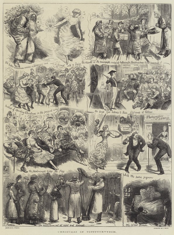 Karácsony Topsyturvydomban alkotó: Harry Furniss