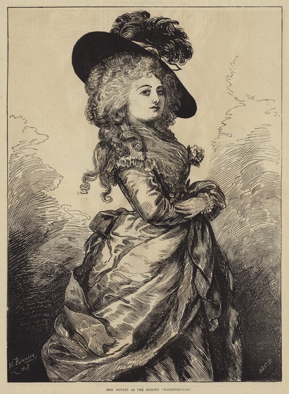 Mrs Rousby mint az eltűnt Gainsborough alkotó: Harry Furniss