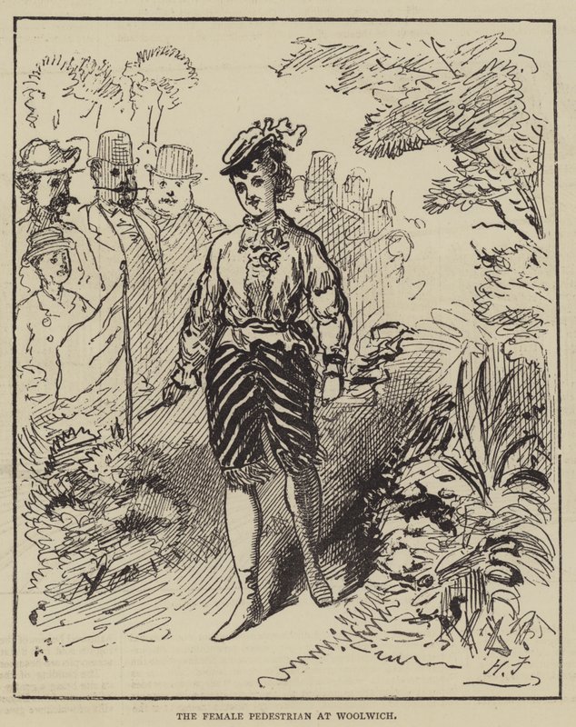 A női gyalogos Woolwichban alkotó: Harry Furniss