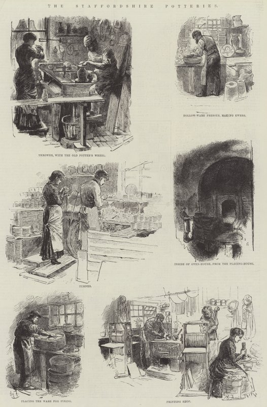 A Staffordshire-i fazekasság alkotó: Harry Furniss