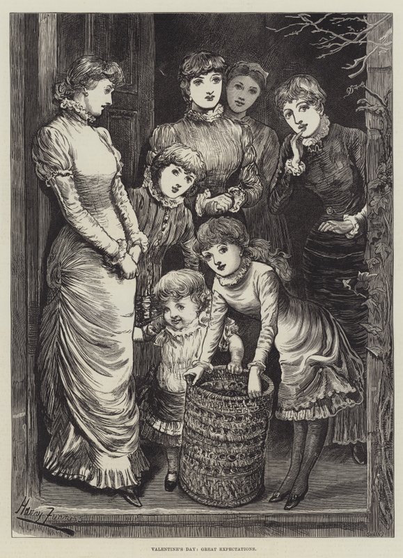 Valentin nap, nagy várakozások alkotó: Harry Furniss
