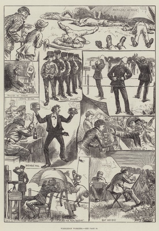 Wimbledon munkások alkotó: Harry Furniss