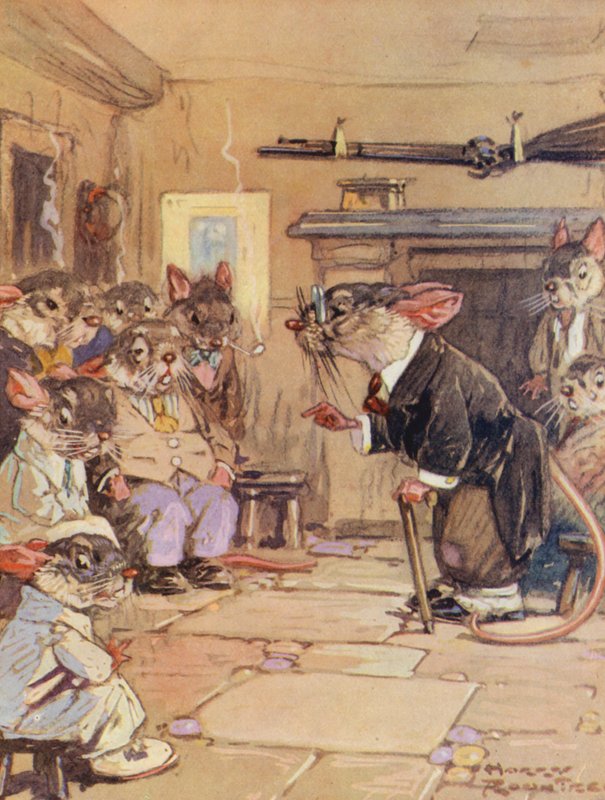 Aesopus meséi: (színes litográfia) alkotó: Harry (1878 1950) Rountree