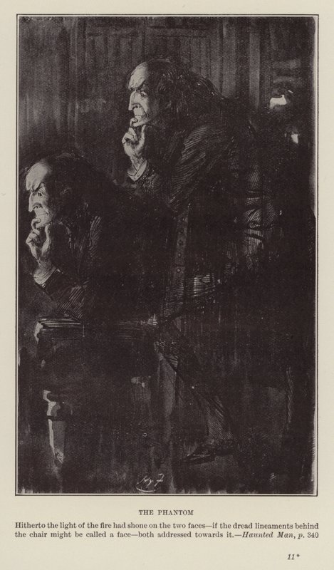 Karácsonyi könyvek Charles Dickens: Haunted Man (litográfia) alkotó: Harry (after) Furniss