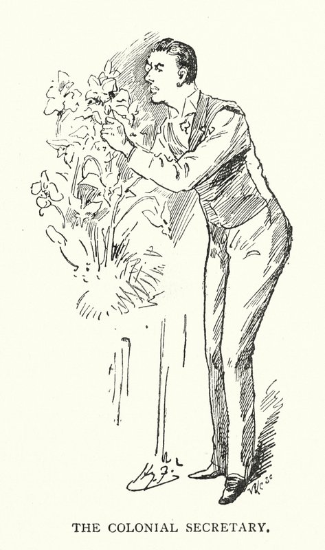 A gyarmati titkár (litográfia) alkotó: Harry (after) Furniss
