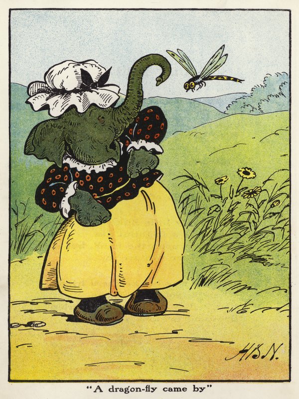 "Jött egy sárkánylégy" (színes litó) alkotó: Harry B Neilson