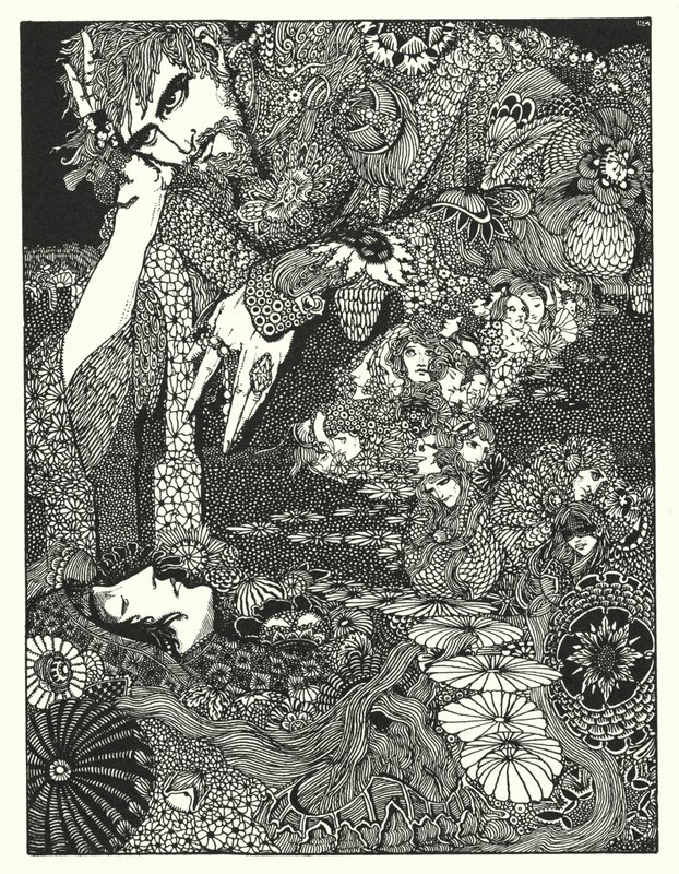 Edgar Allan Poe: Morella (litográfia) alkotó: Harry Clarke