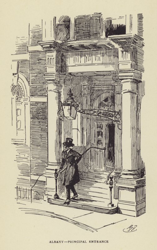 Albany, főbejárat alkotó: Harry Furniss