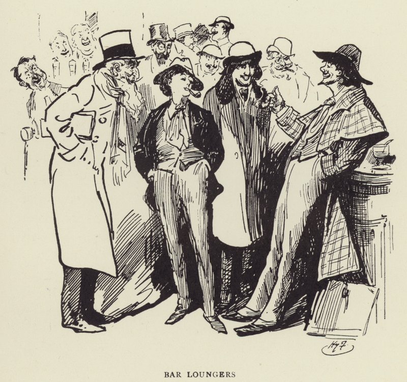 Bár nyugágyak alkotó: Harry Furniss