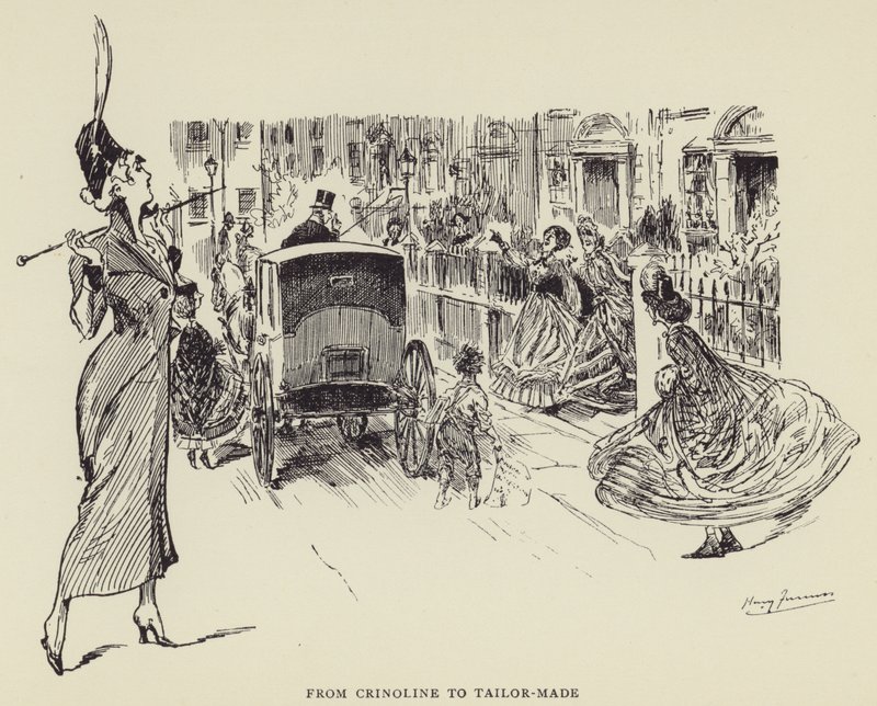 A krinolintól a testre szabottig alkotó: Harry Furniss