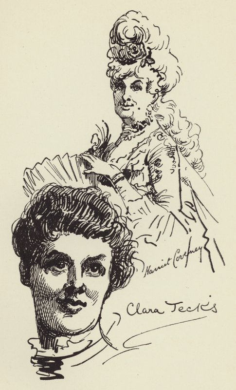 Harriet Coveney és Clara Jecks alkotó: Harry Furniss