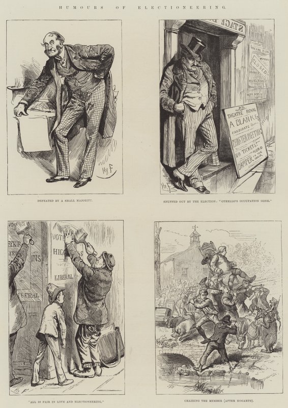 A választás humora alkotó: Harry Furniss