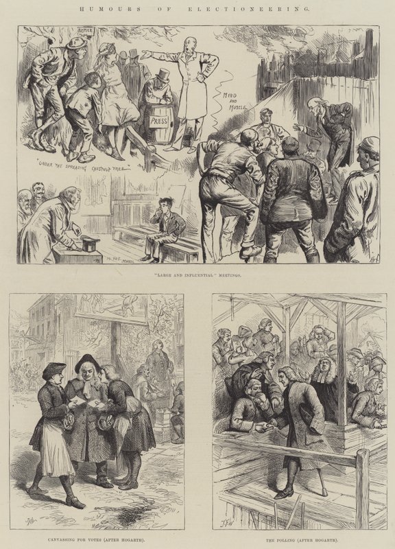 A választás humora alkotó: Harry Furniss