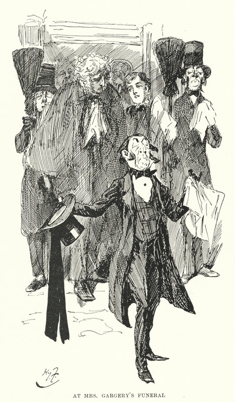 Illusztráció a nagy várakozásokhoz, Charles Dickens (litho) alkotó: Harry Furniss