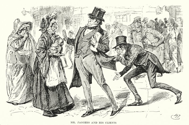 Illusztráció a nagy várakozásokhoz, Charles Dickens (litho) alkotó: Harry Furniss