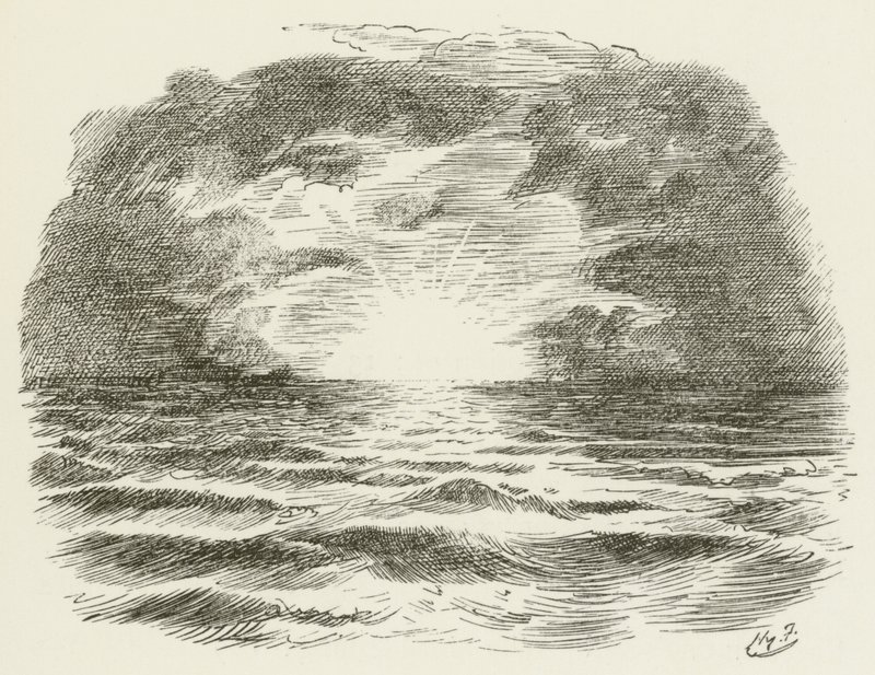Illusztráció Sylvie és Bruno számára, Lewis Carroll alkotó: Harry Furniss