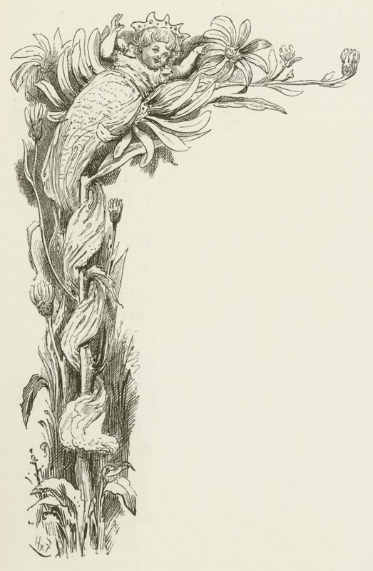 Illusztráció Sylvie és Bruno számára, Lewis Carroll alkotó: Harry Furniss