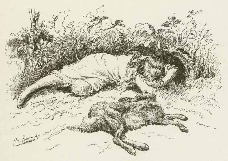 Illusztráció Sylvie és Bruno számára, Lewis Carroll alkotó: Harry Furniss