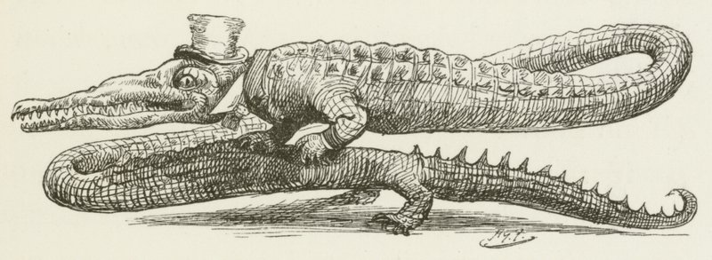 Illusztráció Sylvie és Bruno számára, Lewis Carroll alkotó: Harry Furniss