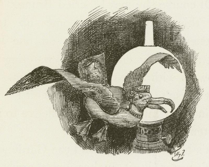 Illusztráció Sylvie és Bruno számára, Lewis Carroll alkotó: Harry Furniss
