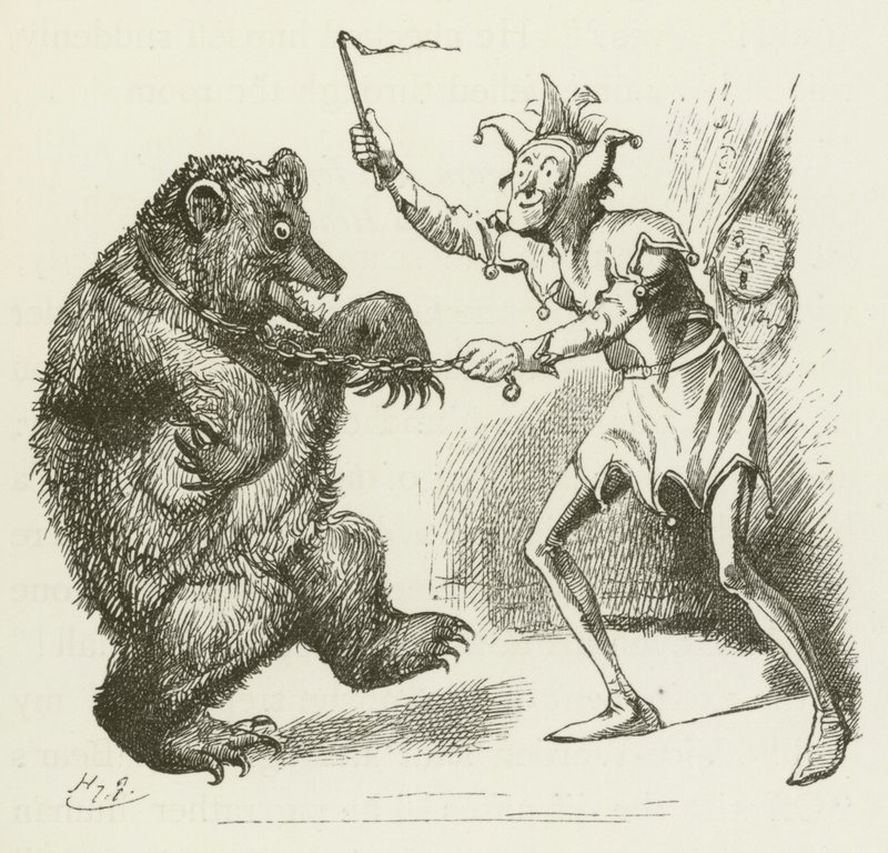 Illusztráció Sylvie és Bruno számára, Lewis Carroll alkotó: Harry Furniss