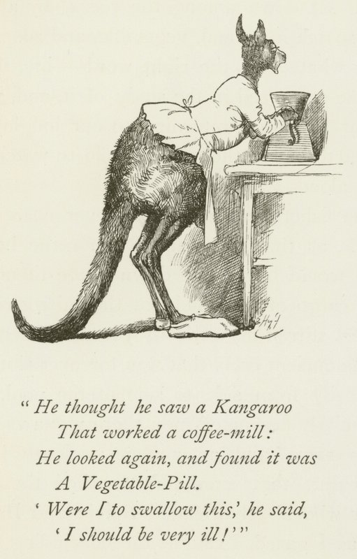 Illusztráció Sylvie és Bruno számára, Lewis Carroll alkotó: Harry Furniss