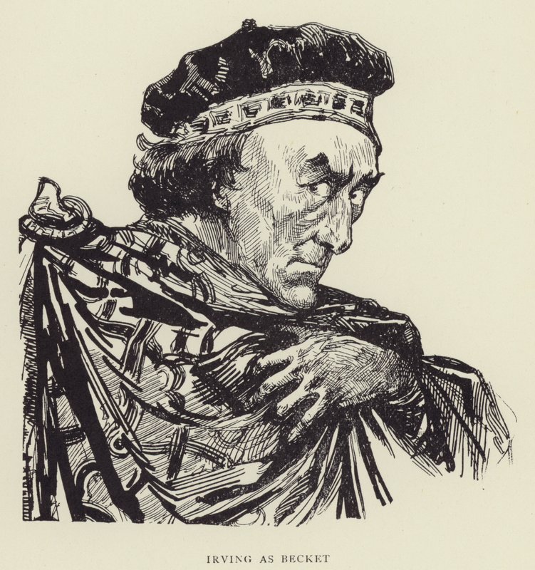 Irving mint Becket alkotó: Harry Furniss