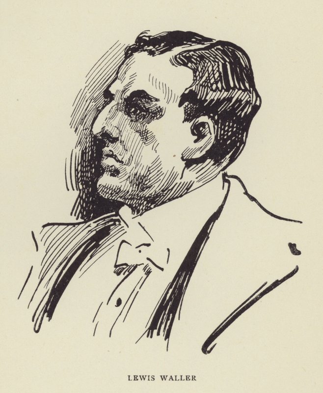 Lewis Waller alkotó: Harry Furniss